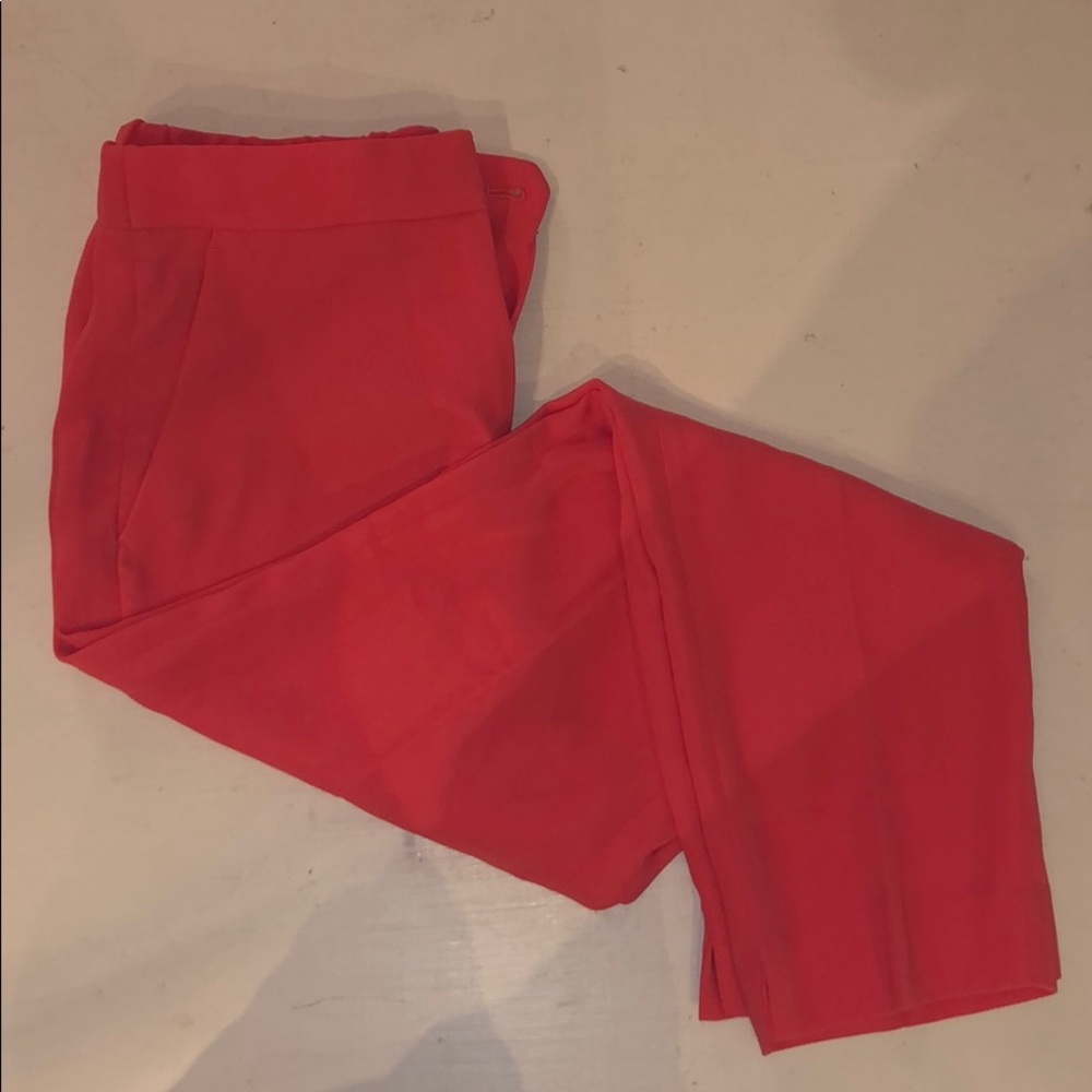 Pink J. Crew Work Pant